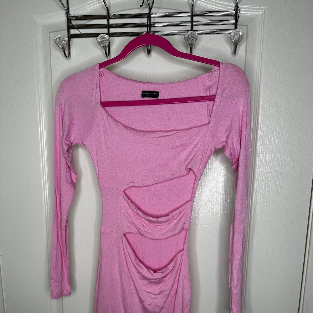 Barbie Pink Naked Wardrobe Cut out Dress